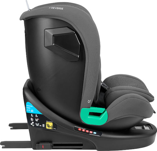 Kikka Boo i-Reverse Καθισματάκι Αυτοκινήτου i-Size με Isofix Dark Grey