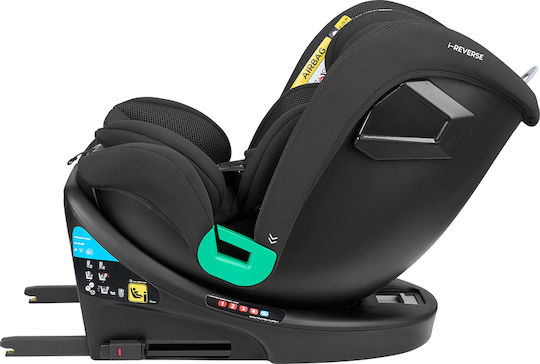 Kikka Boo i-Reverse Детско Столче за Кола i-Размер с Isofix Черен