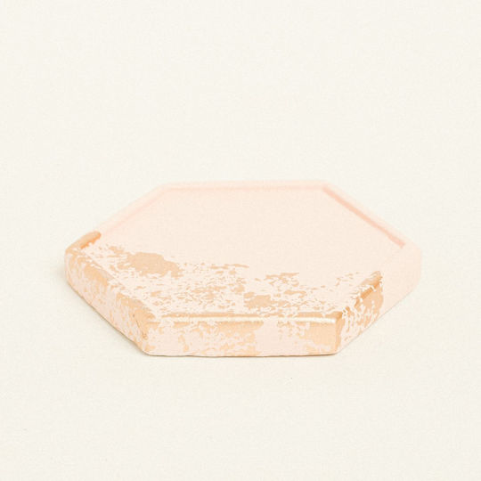 Beauty Home Untersetzer Keramik Gold 9x10cm 1Stück
