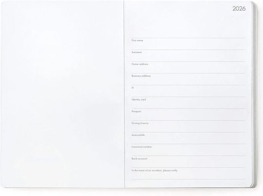 Weekly Diary 12 Months Medium Weekly Photo 2026 Dogs Ag2612127 Legami