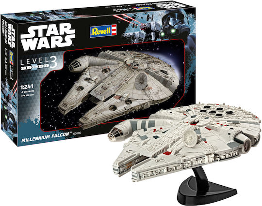 Revell Star Wars - Millennium Falcon Φιγούρα Μοντελισμού Αεροπλάνο Γκρι σε Κλίμακα 1:241