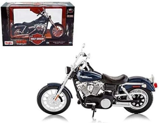 Maisto Harley Davidson FXDBI Dyna Street Bob '06 Modeling Figure Blue 200.6cm.