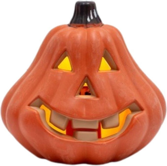 Dovleac Portocaliu Iluminat Model Halloween Baterie 2xaa 6 Bucăți Led Alb Cald 16x14x15cm Ip20