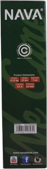 Nava Бутилка Термос Неръждаема стомана 500мл Dark Green