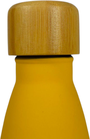 Nava Sticlă Termos Oțel inoxidabil 500ml Yellow
