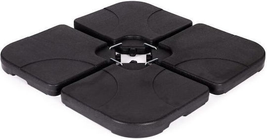 Umbrella Base Water - Sand Plastic 15lt Black