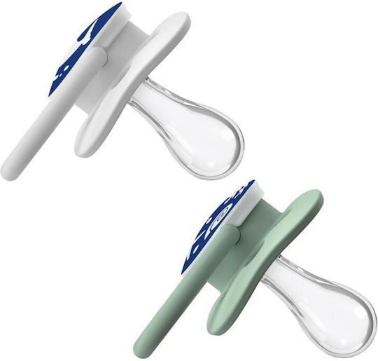 Dr. Brown's Advantage Pacifiers Silicone Night with Case White for 0-6 months 2pcs