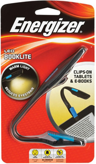 Energizer Φωτάκι Βιβλίου LED με Κλιπ Μαύρο
