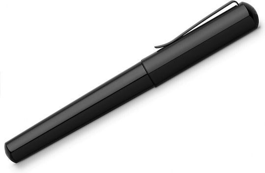 Faber-Castell Hexo Πένα Γραφής Medium από Αλουμίνιο με Μαύρο Μελάνι