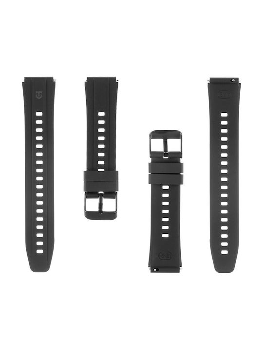 Tactical Strap Silicone Black (Universal 18mm)