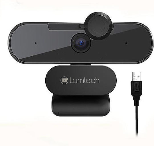 Lamtech Web Camera 2K με Autofocus Λευκή LAM114345
