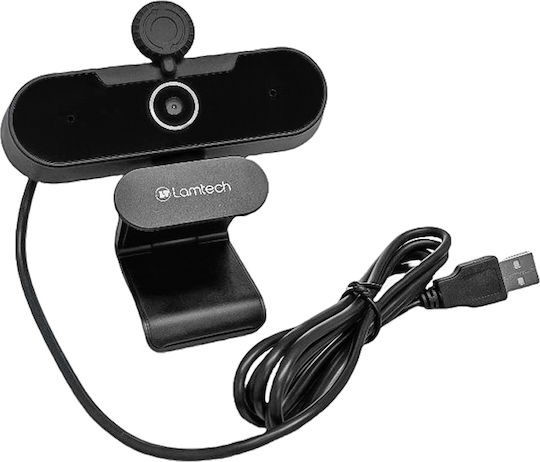 Lamtech Web Camera 2K με Autofocus Λευκή LAM114345