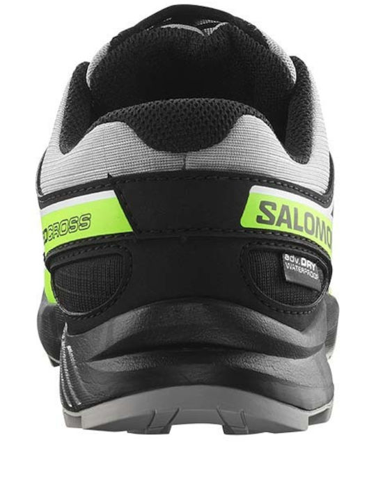 Speedcross Waterproof Kids Sports Shoes Running with Laces Black