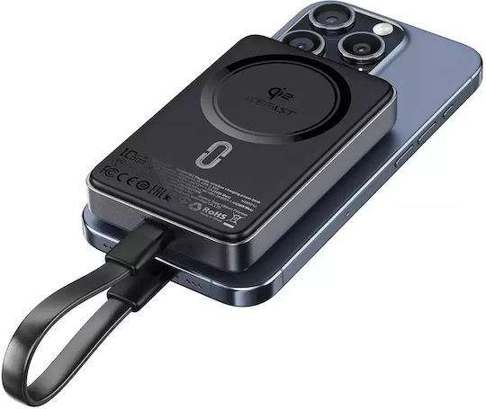 Acefast M11-10000 MagSafe Power Bank 10000mAh 30W με Θύρα USB-C Μαύρο