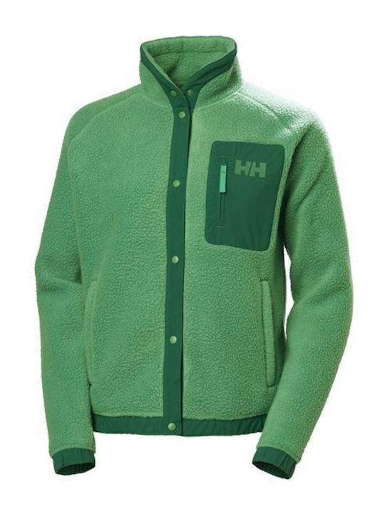 Men's Fleece Cardigan Green