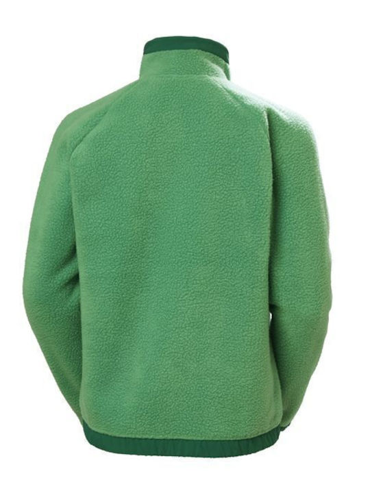 Men's Fleece Cardigan Green