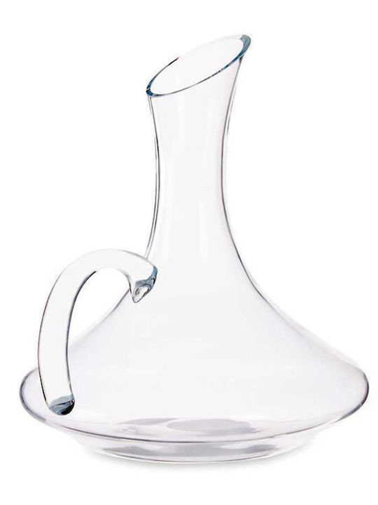 Arte Regal Glas Karaffe zum Servieren Wein mit Verschluss Rot 1500ml 1Stück