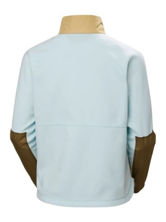 Rig Fleece Γυναικεία Ζακέτα με Φερμουάρ σε Μπλε Χρώμα