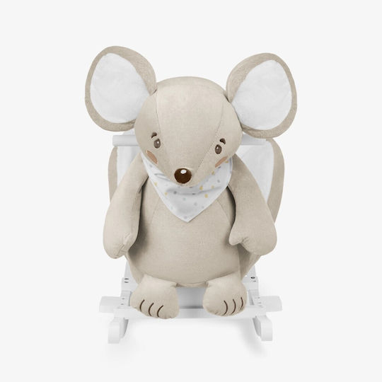Kikka Boo Mouse Качулка Играчка Мишка за 12++ месеца за Товар до 30кг Бежов