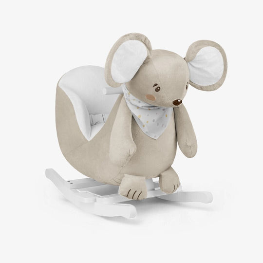 Kikka Boo Mouse Качулка Играчка Мишка за 12++ месеца за Товар до 30кг Бежов