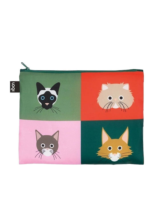 Waterproof Hand Pouch Zipper Recycled Materials Cheetham Dogs & Cats 3pcs Loqi