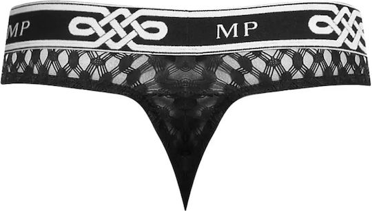 Malepower Ανδρικό Sexy String Μαύρο