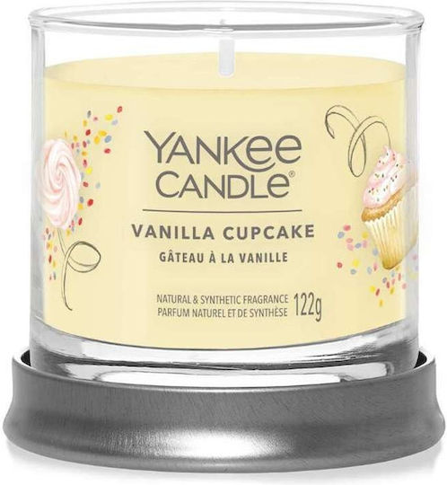 Yankee Candle Aromatic Soy Candle Tumbler Jar with Vanilla Cupcake Scent 122gr