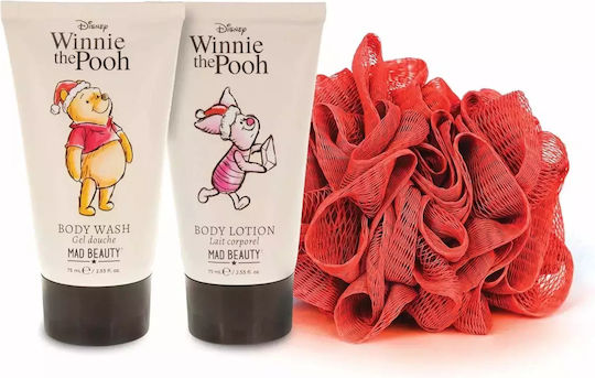 Mad Beauty Disney Winnie The Pooh Skin Care Set for Body Cleaning 3pcs
