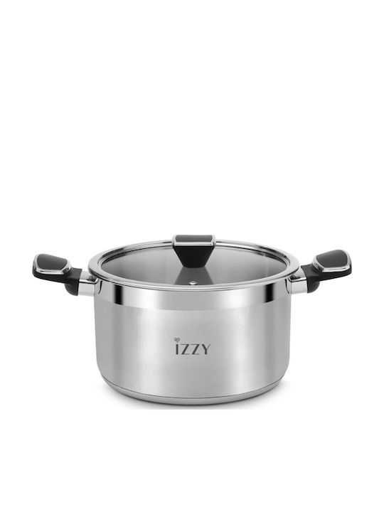 Izzy Top Chef Tiefer Edelstahl-Topf 26cm