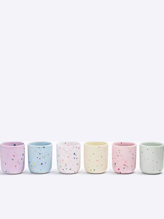 Κούπα Αυγοθήκη Party Espresso Cup Egg Cup 70ml Σετ 6 Τεμ Gift Collection Ø 5 Cm H 6 Cm