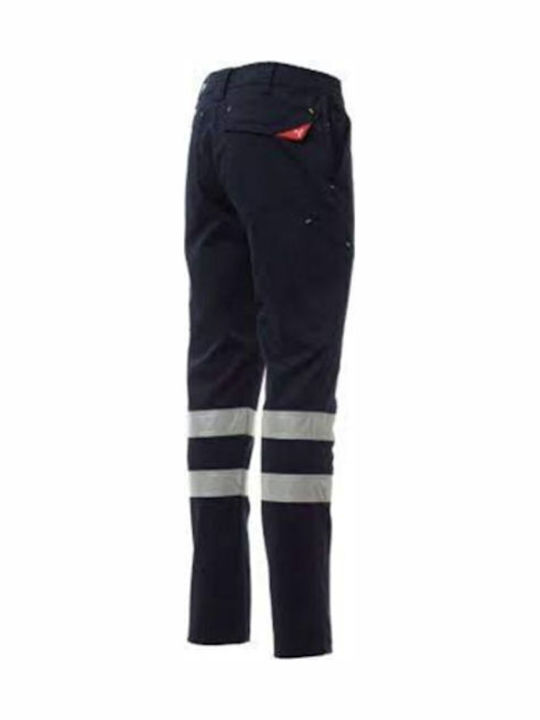 Payper Pantaloni De Lucru Worker Winter Reflex Cu Elemente Reflectorizante Albastru Marin Din Bumbac