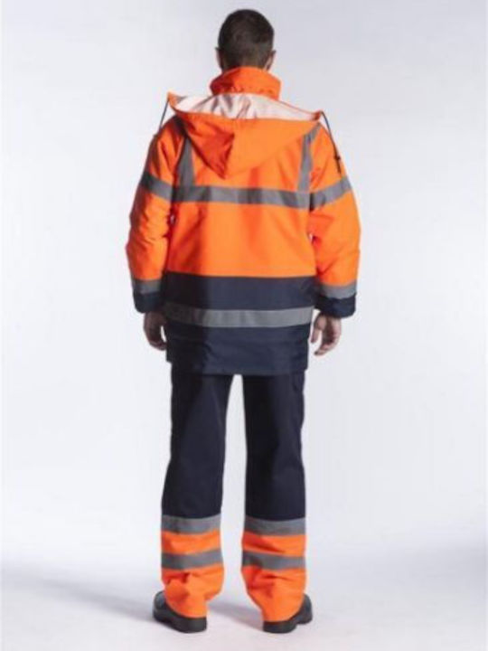 Fageo Work Jacket with Hood Orange