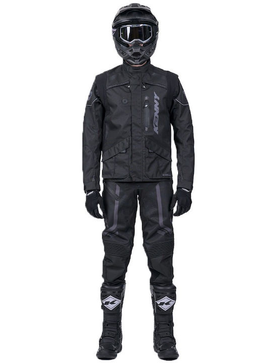 Kenny MX Titanium Winter Men's Motorcycle Jacket Waterproof Black