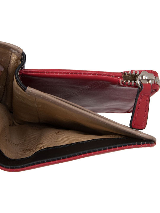 Leder Damen Geldbörse Klassisch Rot