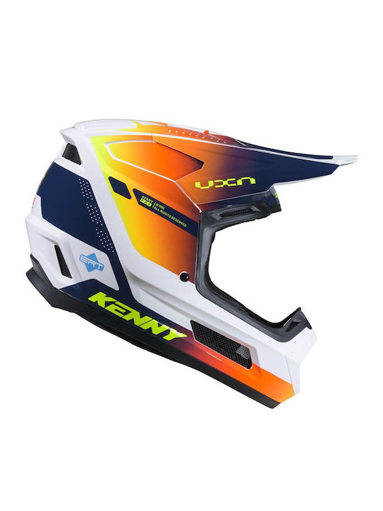 Kenny MX Performance Navy Orange Каска за мотор Мотокрос ECE 22.06 1259 гр