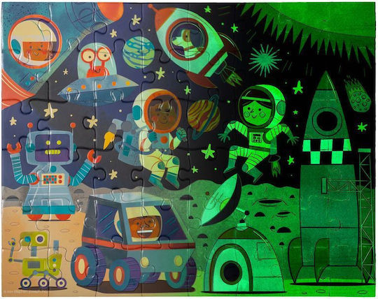Stephen Joseph Παιδικό Puzzle 48 Κομ Glow In Dark Space