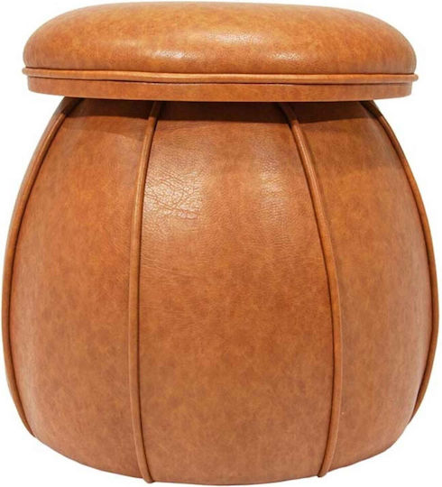 Lederhocker Braun – Modernes & Elegantes Design 50x50x53cm