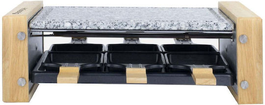 HKoenig Tabletop Electric Grill Raclette Smooth Plate 900W 29.5cmx19.5cmcm