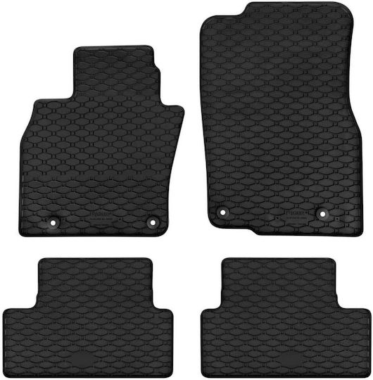 Rigum Set of Front and Rear Mats 4pcs for Mazda CX-60 2022+ Black