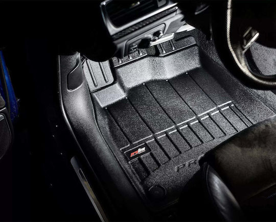 Frogum Set of Front and Rear Mats 4pcs for Toyota Aygo 2022 Black