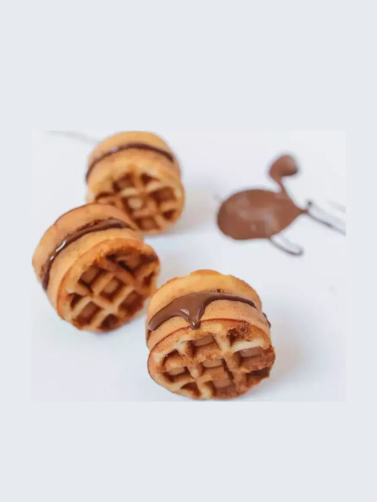Φόρμα Σιλικόνης Mini Waffles Κύκλος