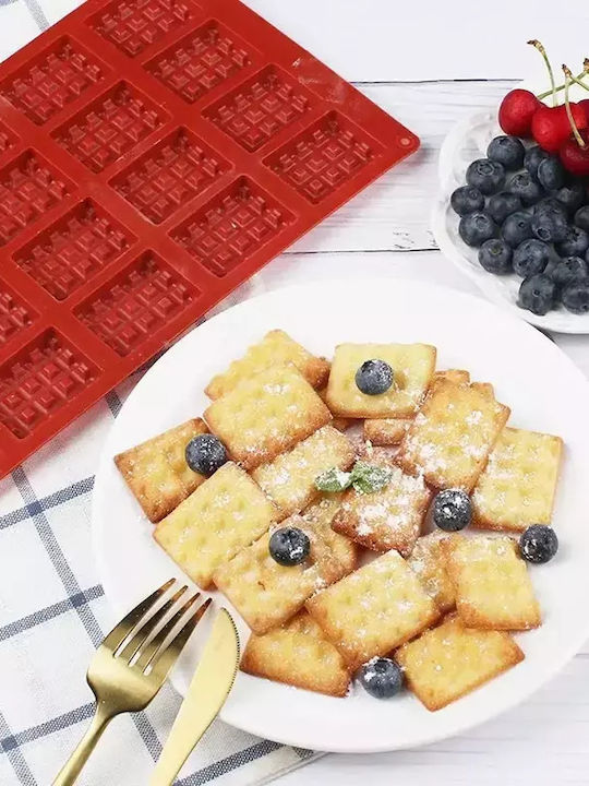Φόρμα Σιλικόνης Mini Waffles Κύκλος