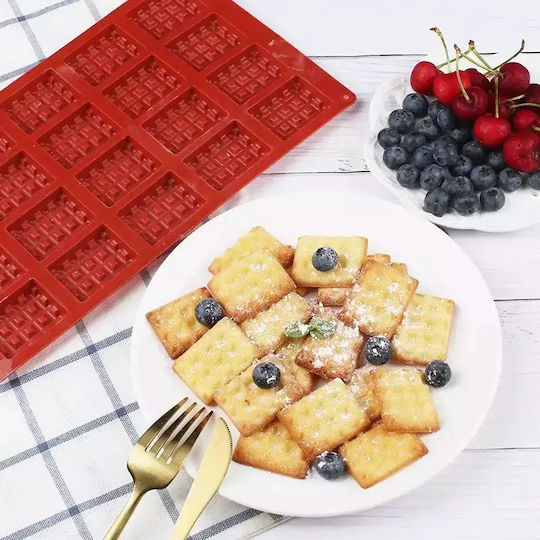 Φόρμα Σιλικόνης Mini Waffles Κύκλος