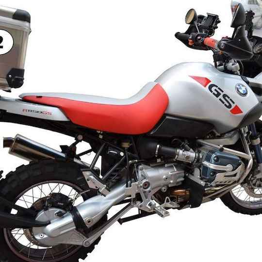 Moto.k D432 Motorrad-Sitzbezüge Bmw R1150 Gs Adv Grau Rot