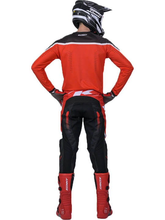Kenny MX Titanium Summer Motocross Pants Rot