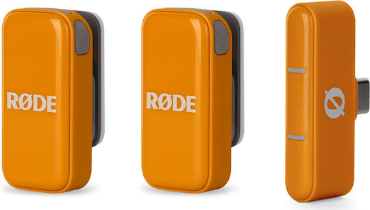 Rode Micro Σετ Μικρόφωνο USB Πέτου για Κινητό σε Πορτοκαλί Χρώμα