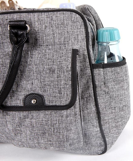 Q Play Wickeltasche-Wickeltasche Schulter/Hand Gray
