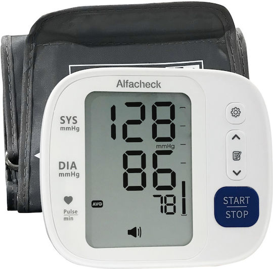 Alfacheck Smart Voice Automatic Arm Blood Pressure Monitor Voice Guidance