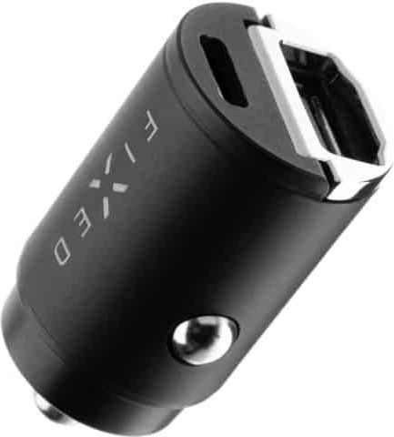 Fixed Auto-Ladegerät 30W mit einer Buchse 1xUSB-A Schwarze Farbe