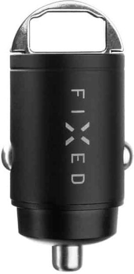 Fixed Auto-Ladegerät 30W mit einer Buchse 1xUSB-A Schwarze Farbe